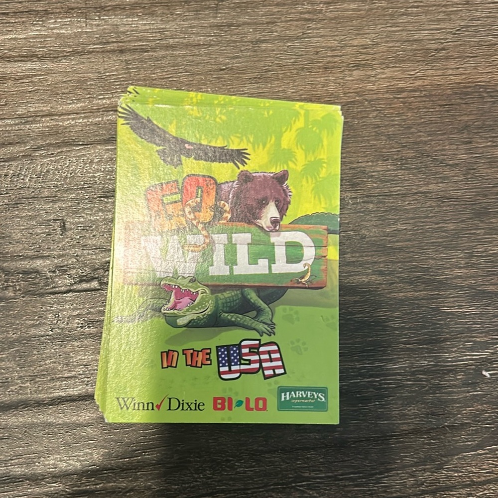 Go wild in the USA animal cards
